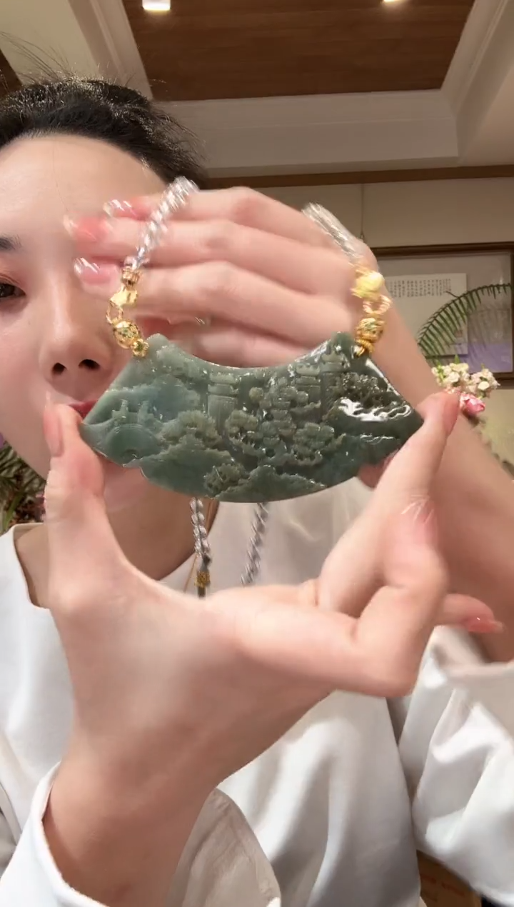 【闪购商品】翡翠颈饰未镶嵌国风