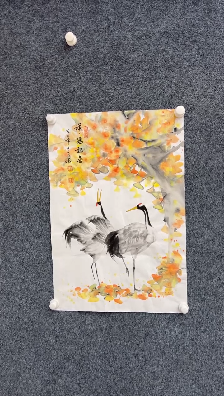 【闪购商品】国画2.15-王夫怀-四尺三开-045