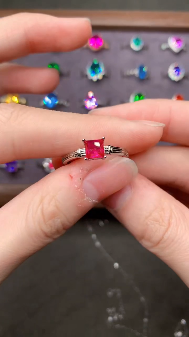 【闪购商品】红宝石戒指银S925镶嵌.....