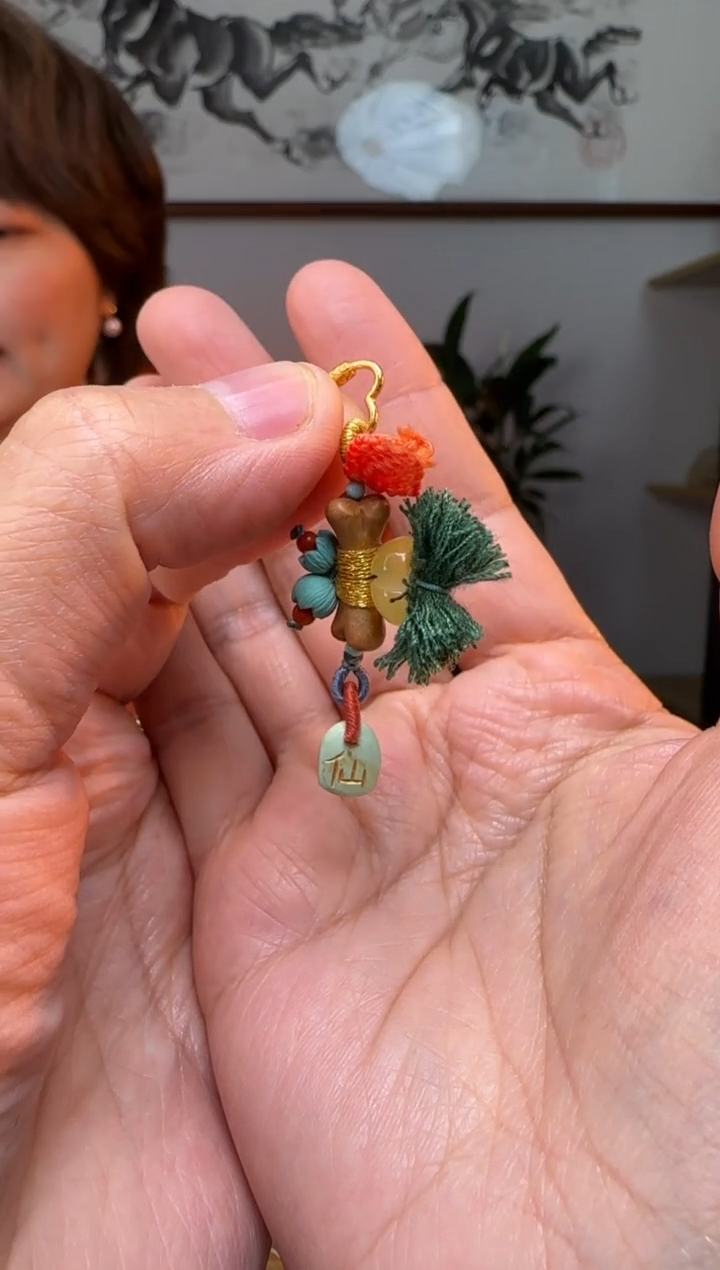 【闪购商品】绿松石提溜银S925镶嵌时尚百搭A1680