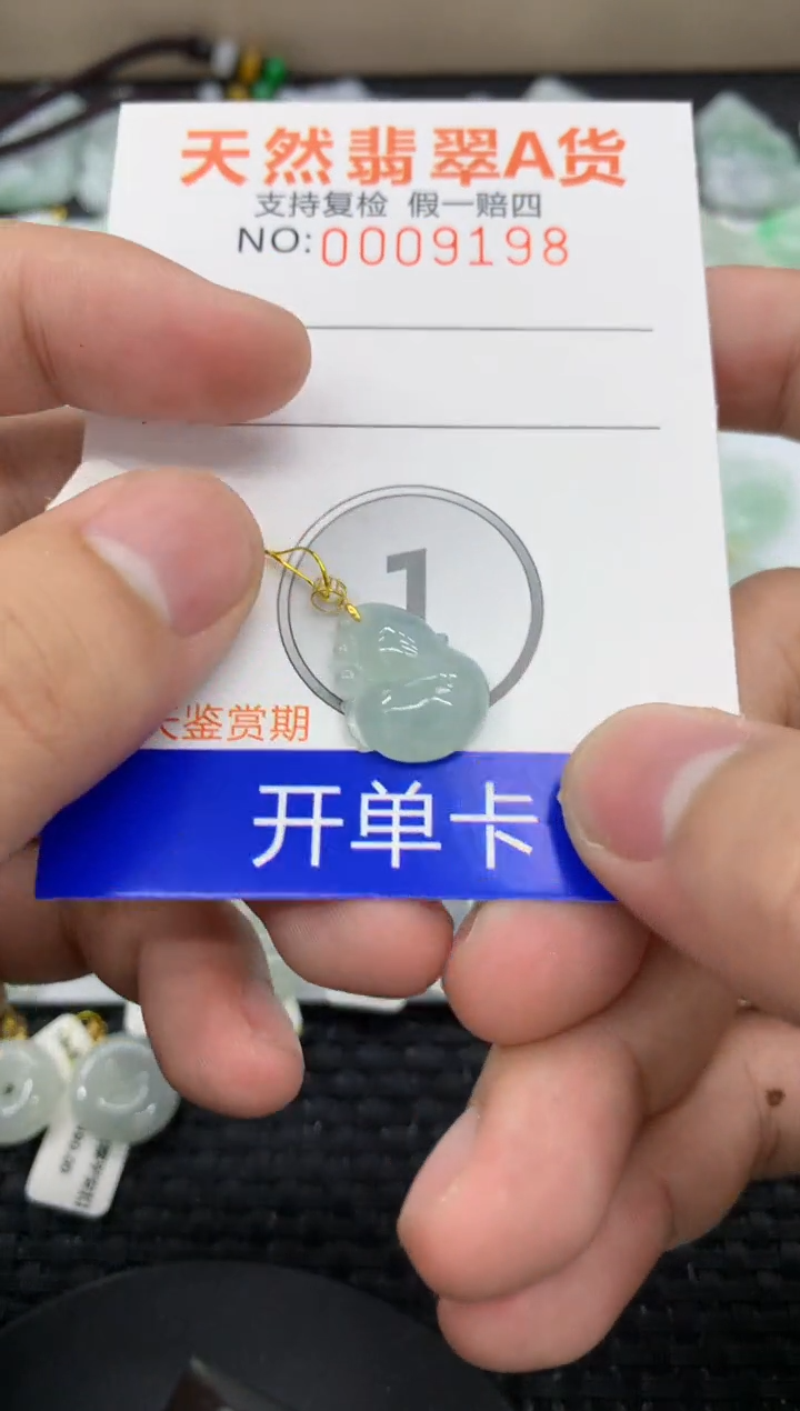 【闪购商品】翡翠颈饰18K金镶嵌11111111111