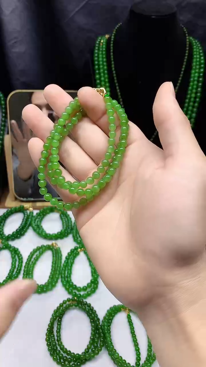 【闪购商品】和田玉（碧玉）项链未镶嵌卡6