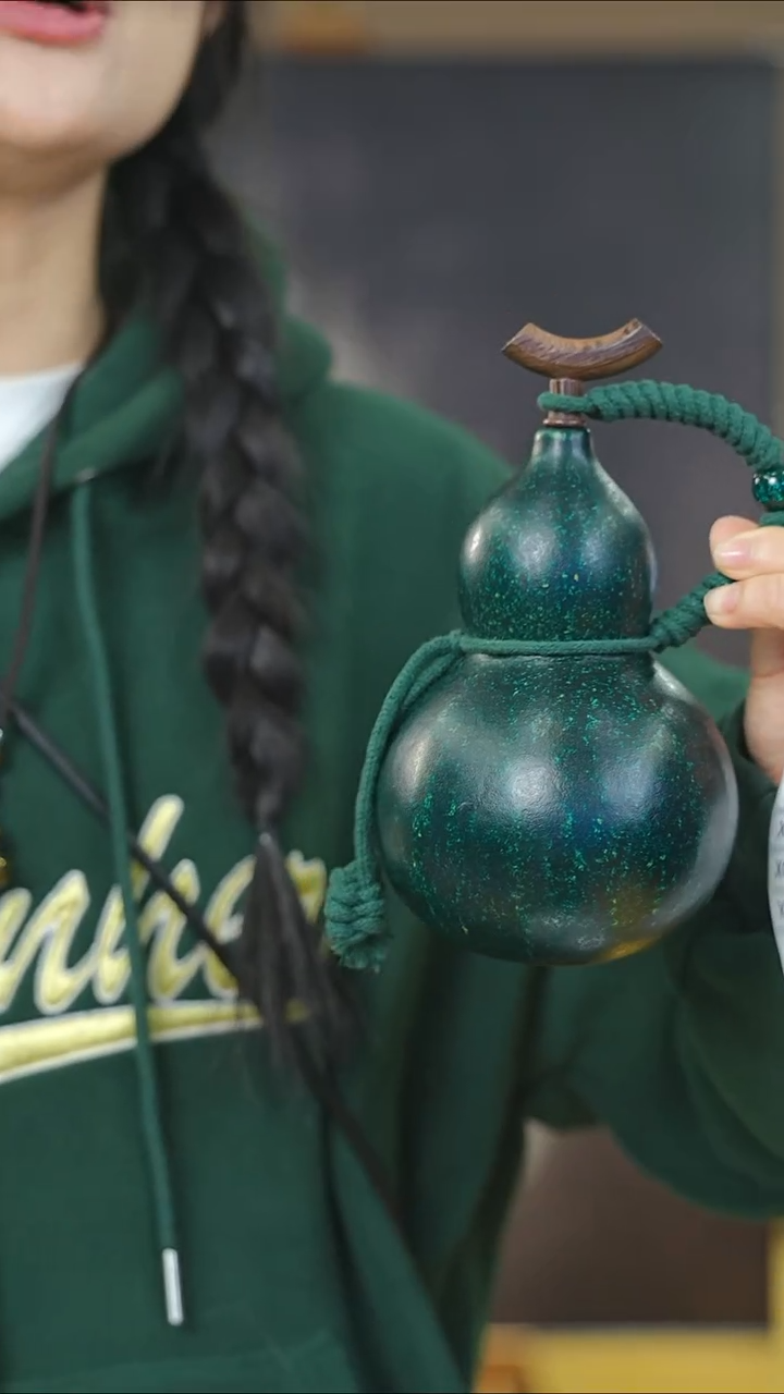 【闪购商品】XG271大漆酒葫芦不包手串及旋转底座