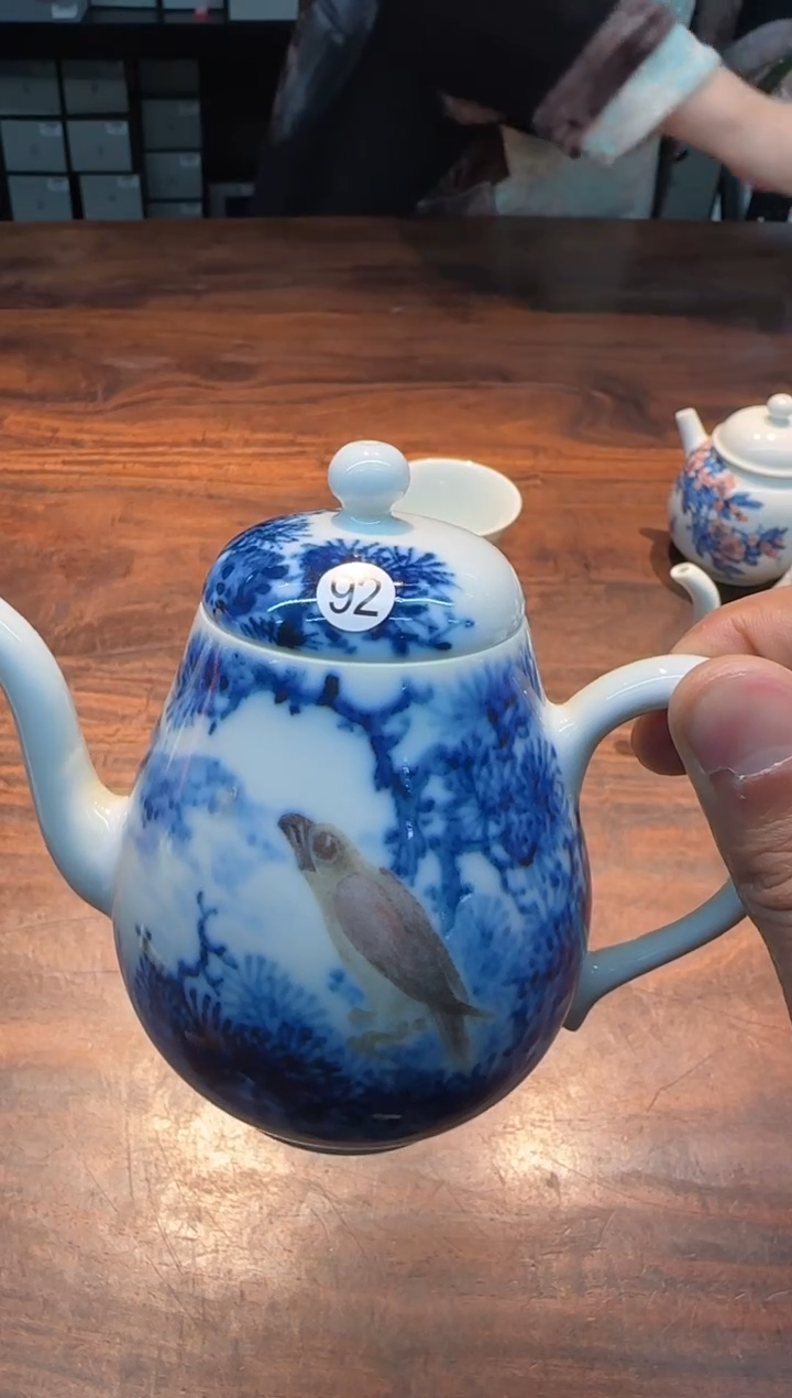 【闪购商品】周雍楠 山雀思亭壶 92