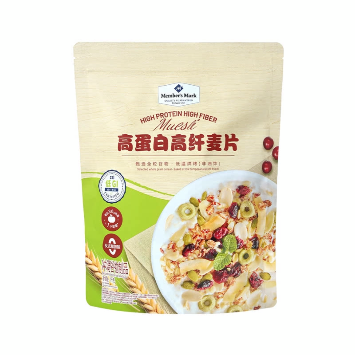 「Members Mark/山姆」高蛋白高纤麦片