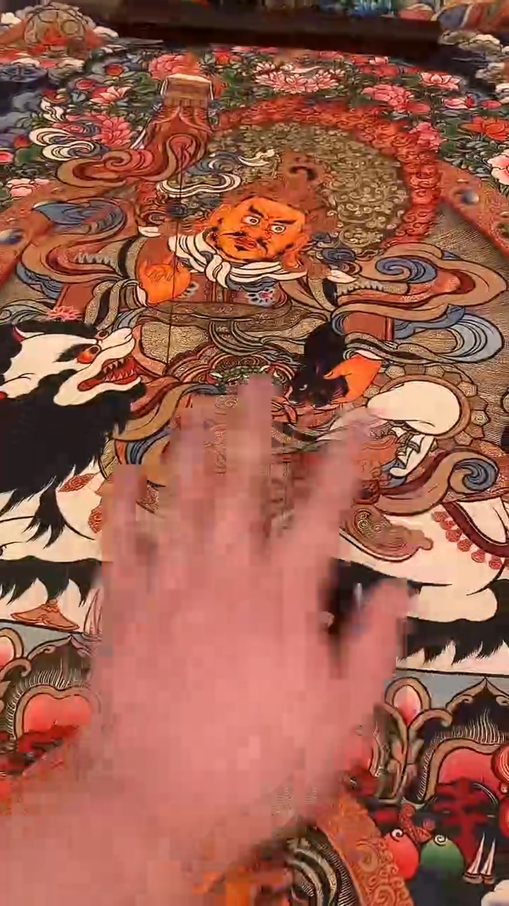 装裱画精美唐卡tk16134