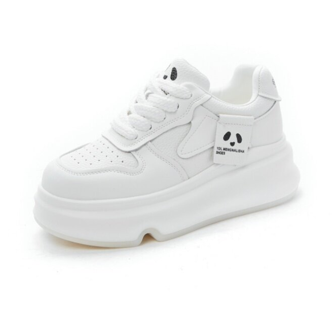 8030-5   24735真皮厚底小白鞋 （标准尺码）