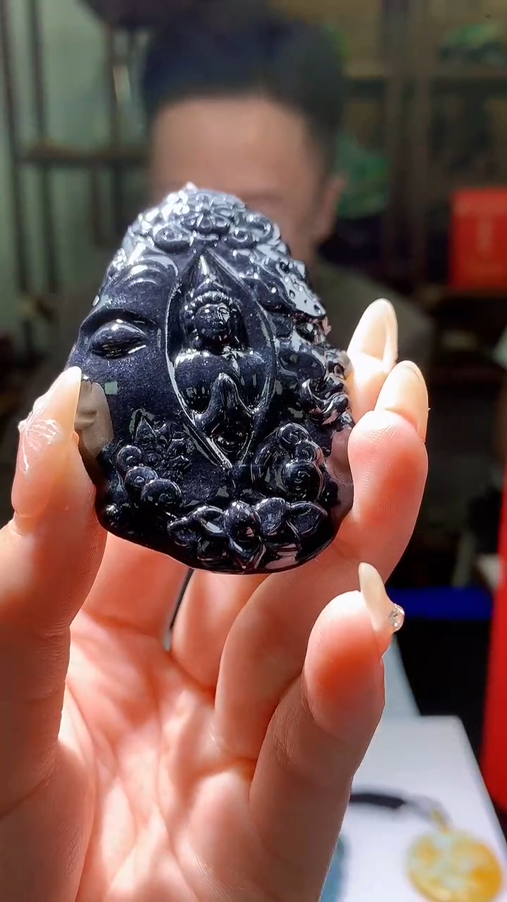 【闪购商品】定制翡翠未镶嵌5143jj-毛货挂件12