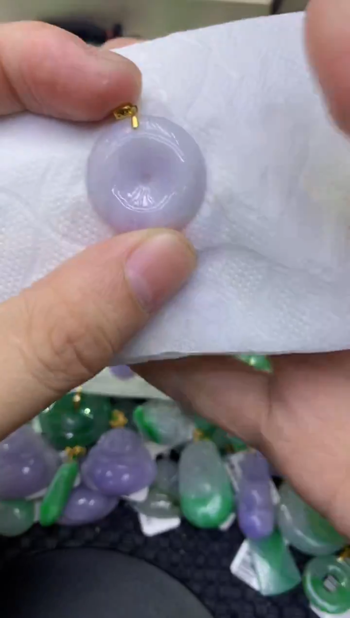 颈饰未镶嵌翡翠天然缅甸A货翡翠