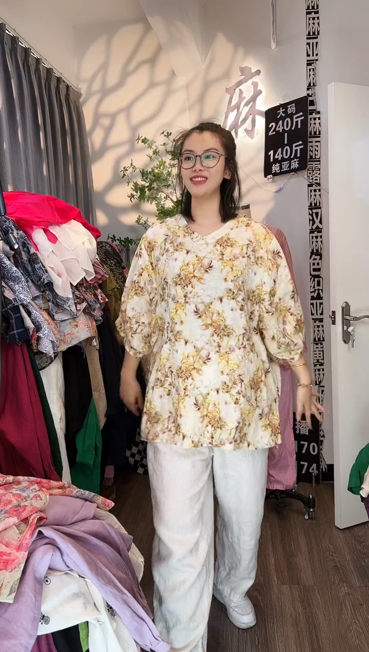 亚麻大码女装系列。140斤-240斤