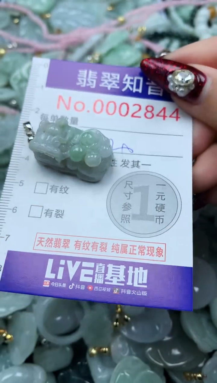 吊坠(不含链)未镶嵌翡翠2844