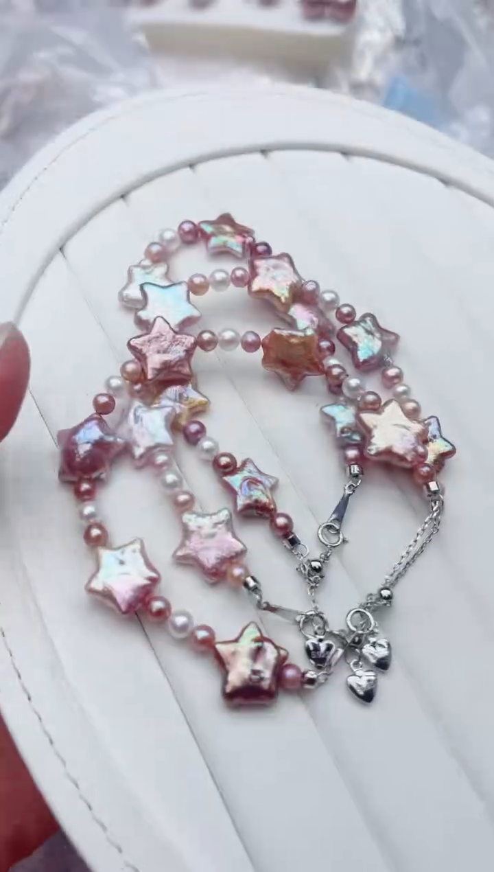 未镶嵌手链淡水珍珠多样性发其一，非无暇