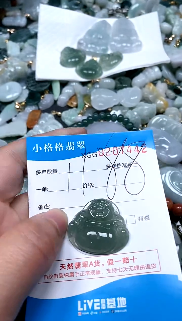 【闪购商品】翡翠颈饰未镶嵌闪购商品0207442