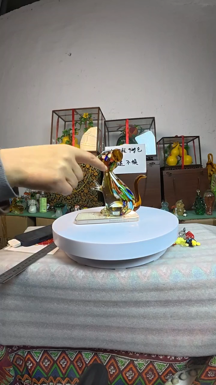 琉璃微瑕茶色鼠1