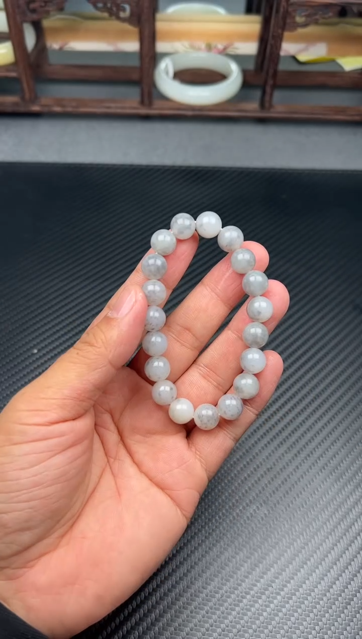 未镶嵌手串和田玉且末金山微色差卡10m