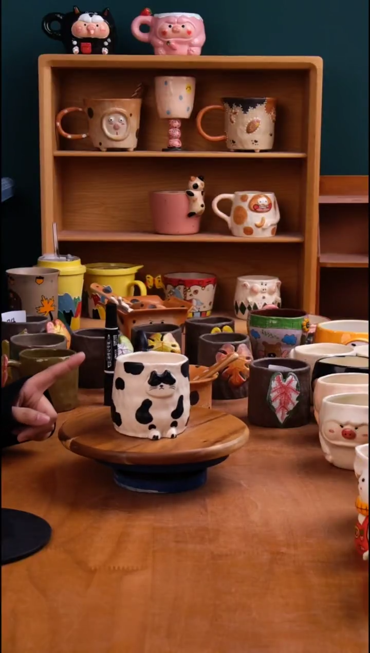 摆件陶景德镇原创手工陶瓷