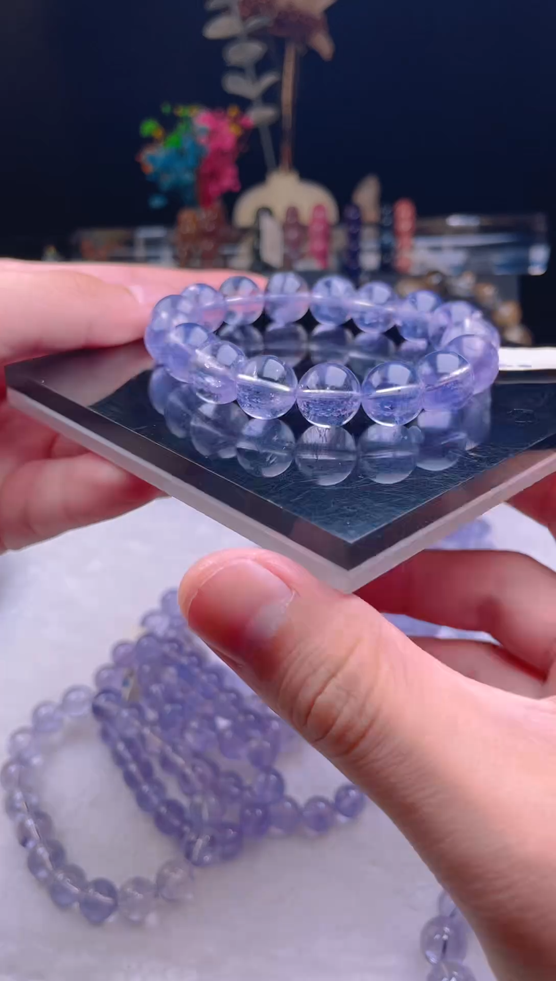 未镶嵌手串水晶12mm+（多样发一）