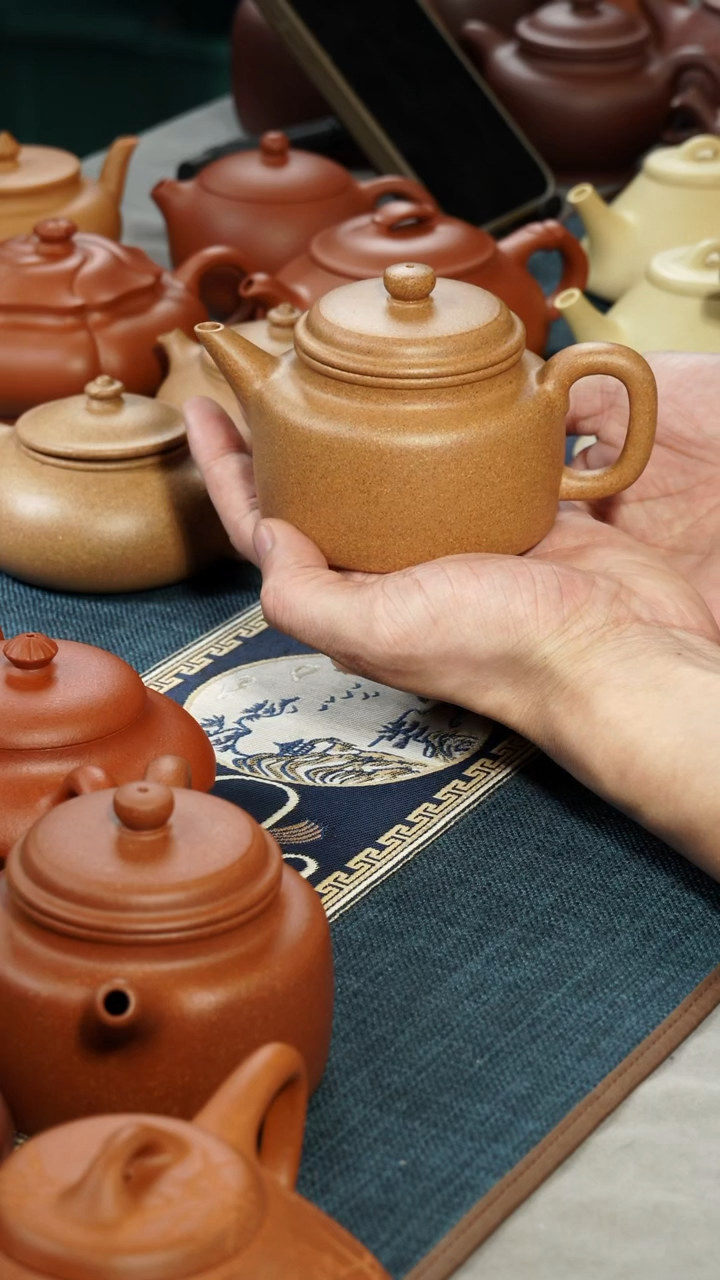 【闪购商品】紫砂茶壶花块德钟茶壶