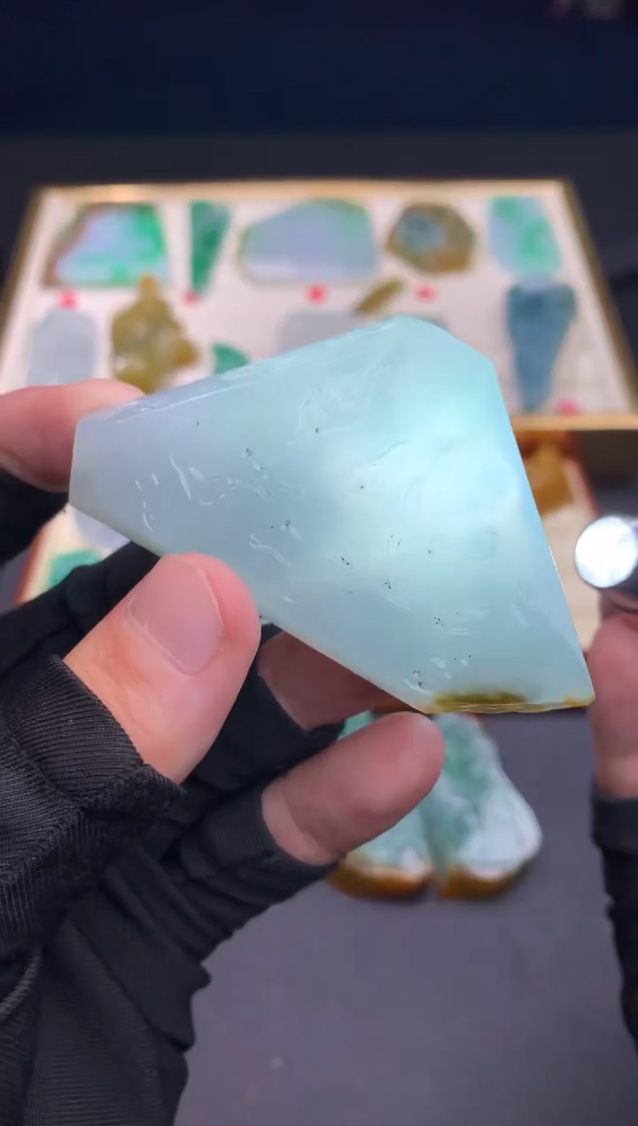 定制翡翠未镶嵌天然翡翠裸石 