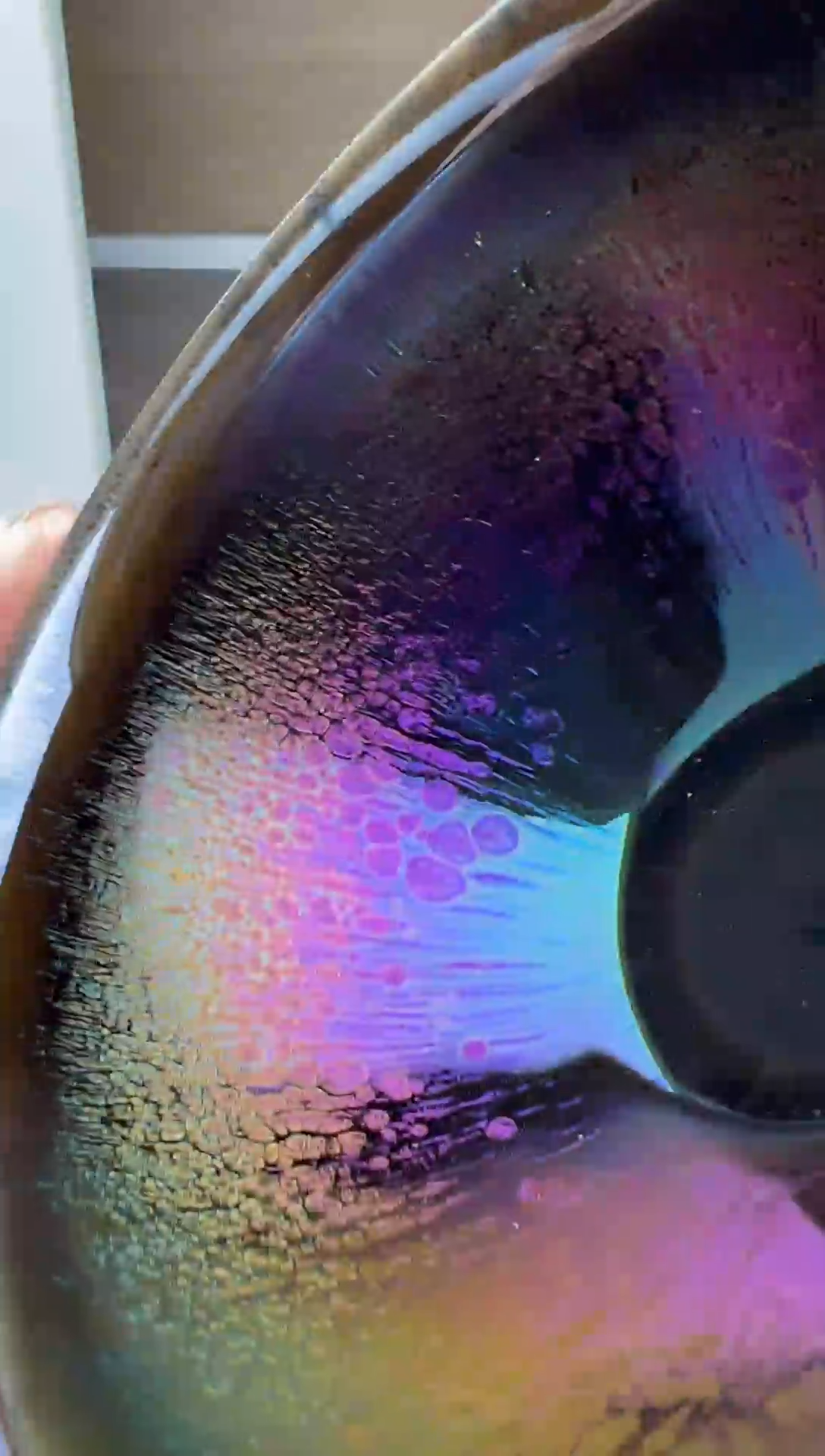 茶盏建窑建盏 七彩油滴