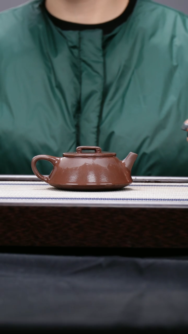 【闪购商品】紫砂茶壶原矿紫泥 平盖瓢
