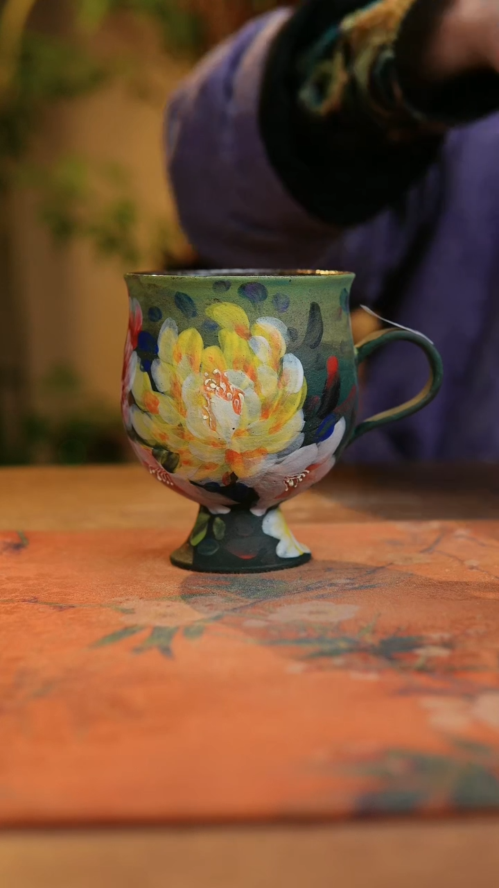 【闪购商品】瓷片1901景德镇手工手绘釉下彩高温瓷