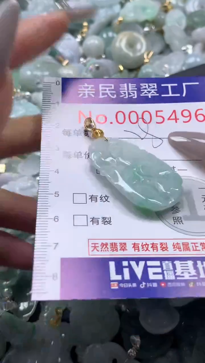 颈饰未镶嵌翡翠5496