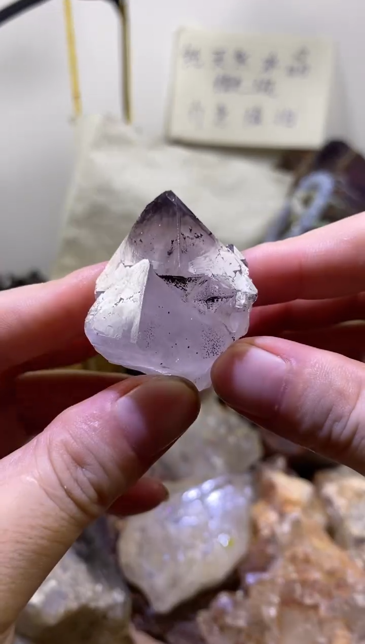 未镶嵌珠宝半成品水晶13号超七素描花园