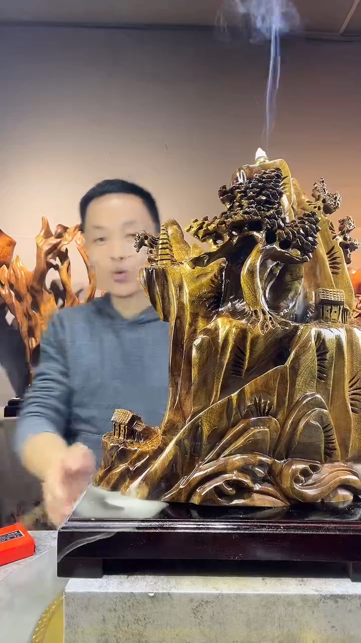 金丝楠用****9小叶桢楠随行摆件27