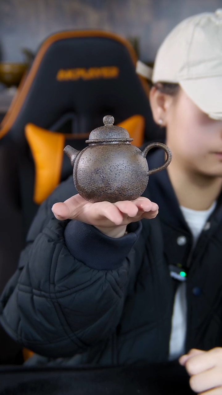 【闪购商品】裸烧泡茶壶原矿手工170cc