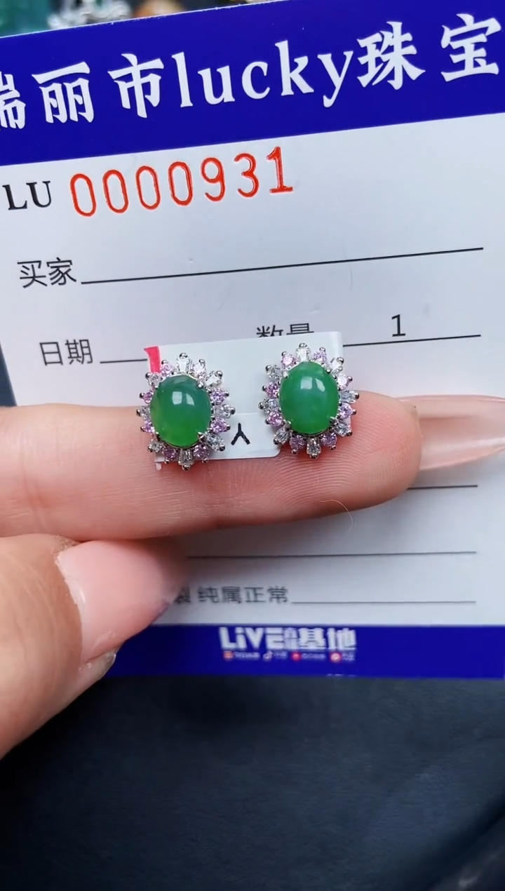 【闪购商品】翡翠颈饰银S925镶嵌0931