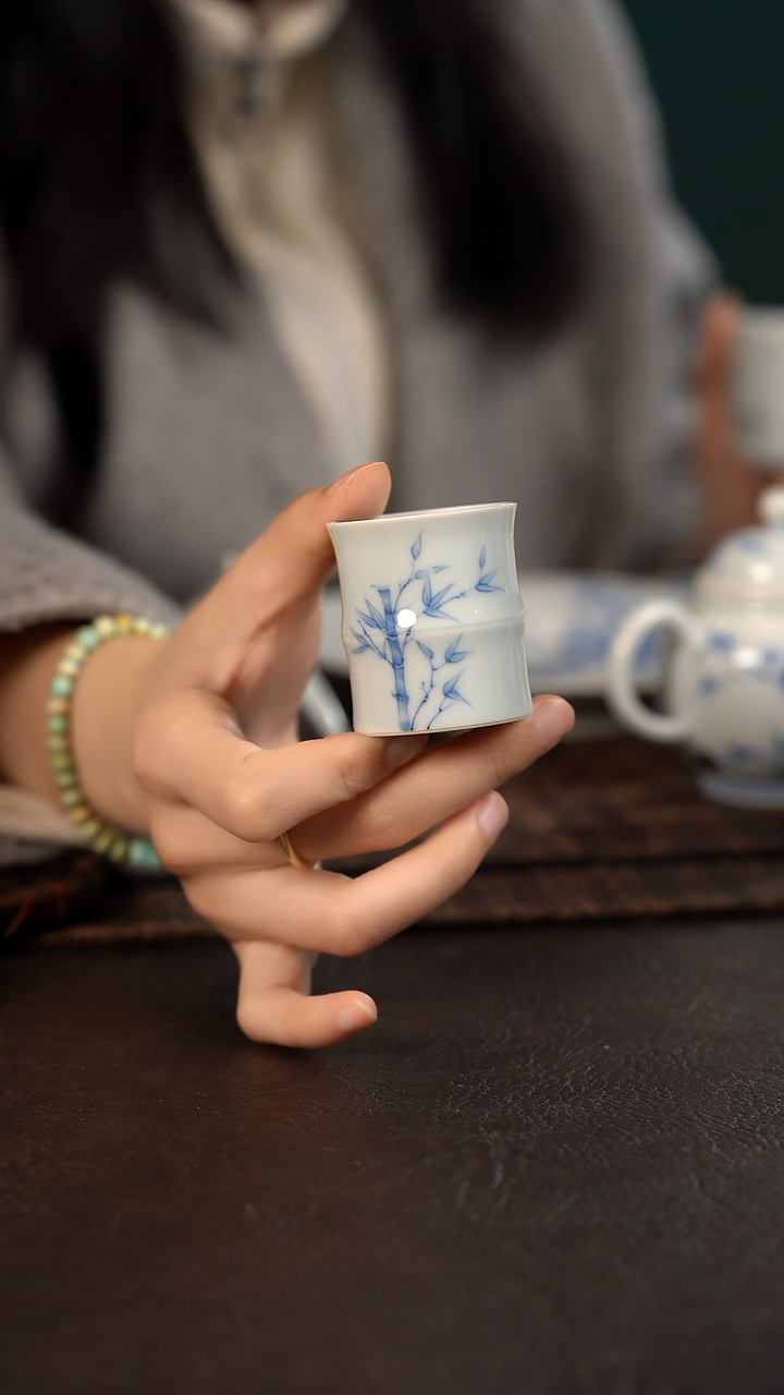 【闪购商品】杯聚澜堂竹子小竹节杯