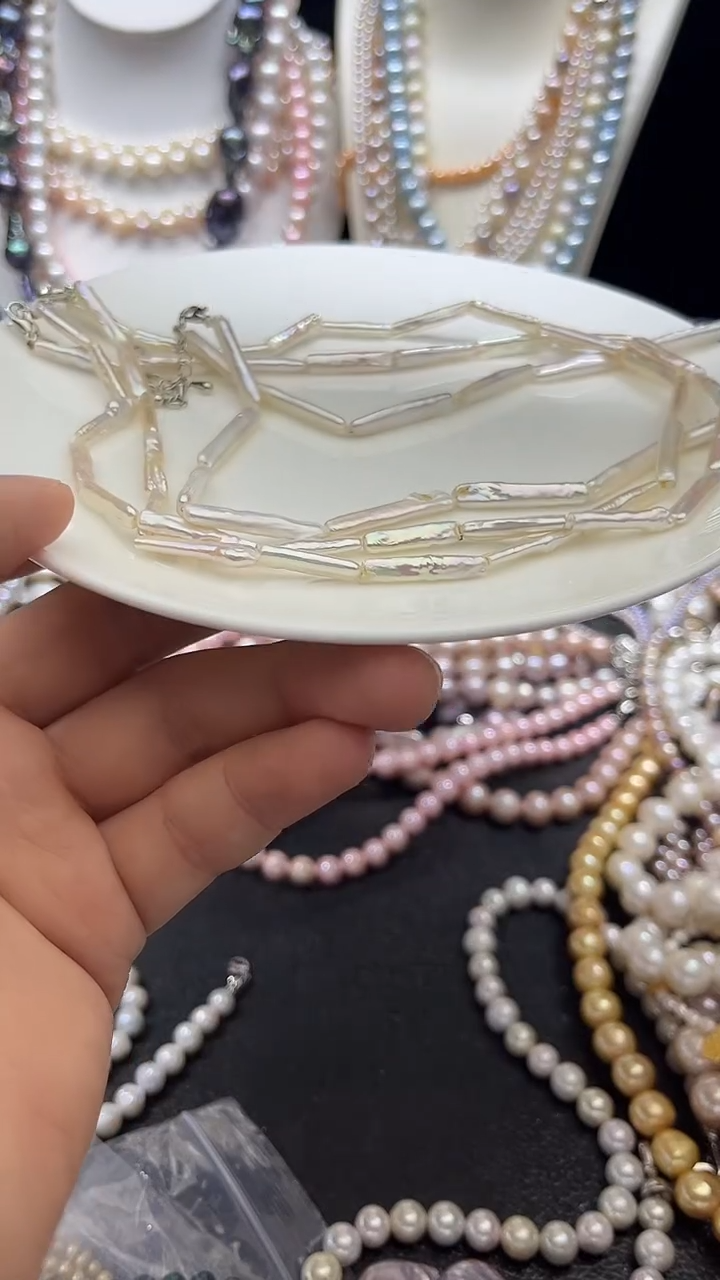 淡水珍珠未镶嵌颈饰多人