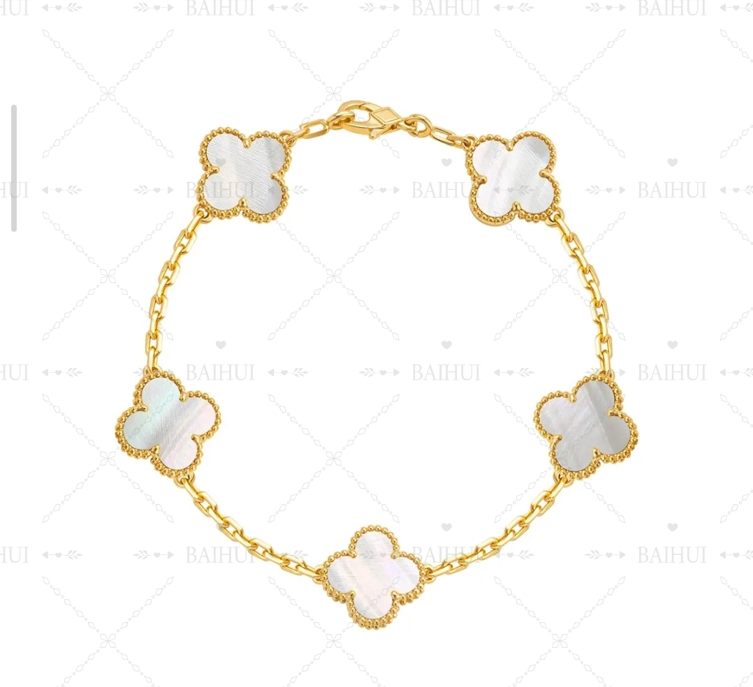 合金贝壳手链 贝母手链轻奢百搭不敏敏