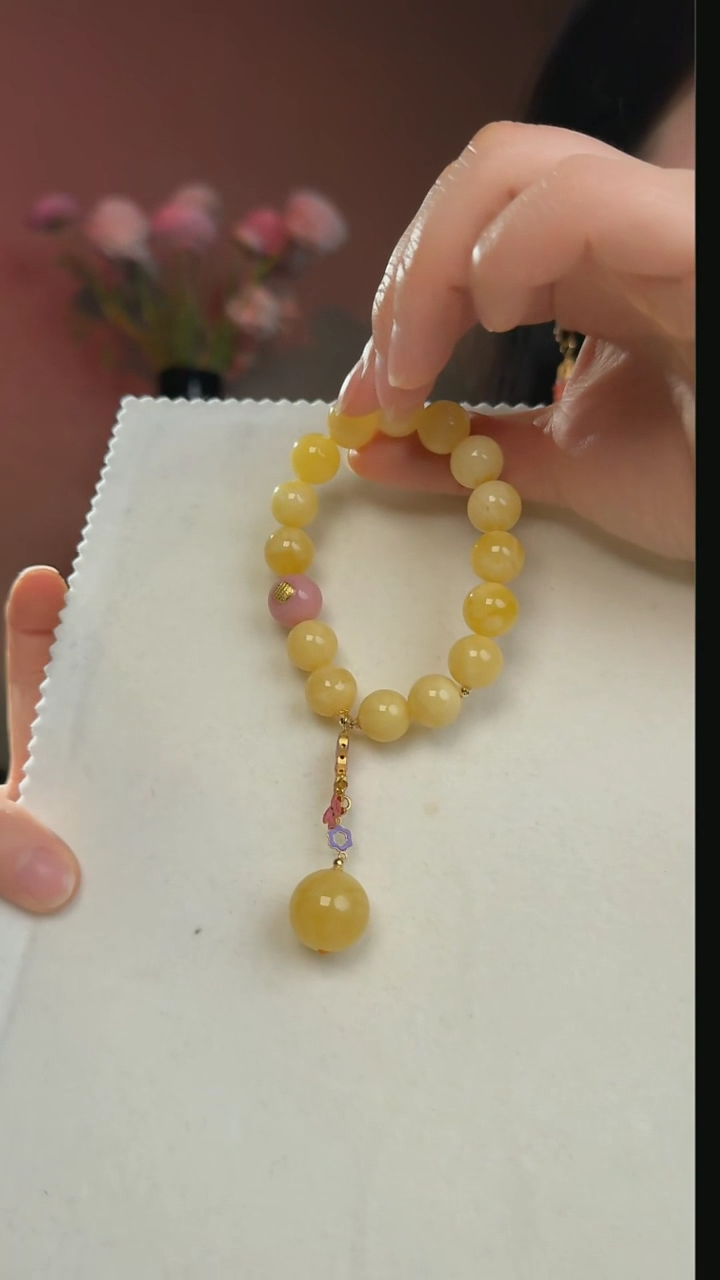 【闪购商品】蜜蜡手串未镶嵌天然蜜蜡手串12mm