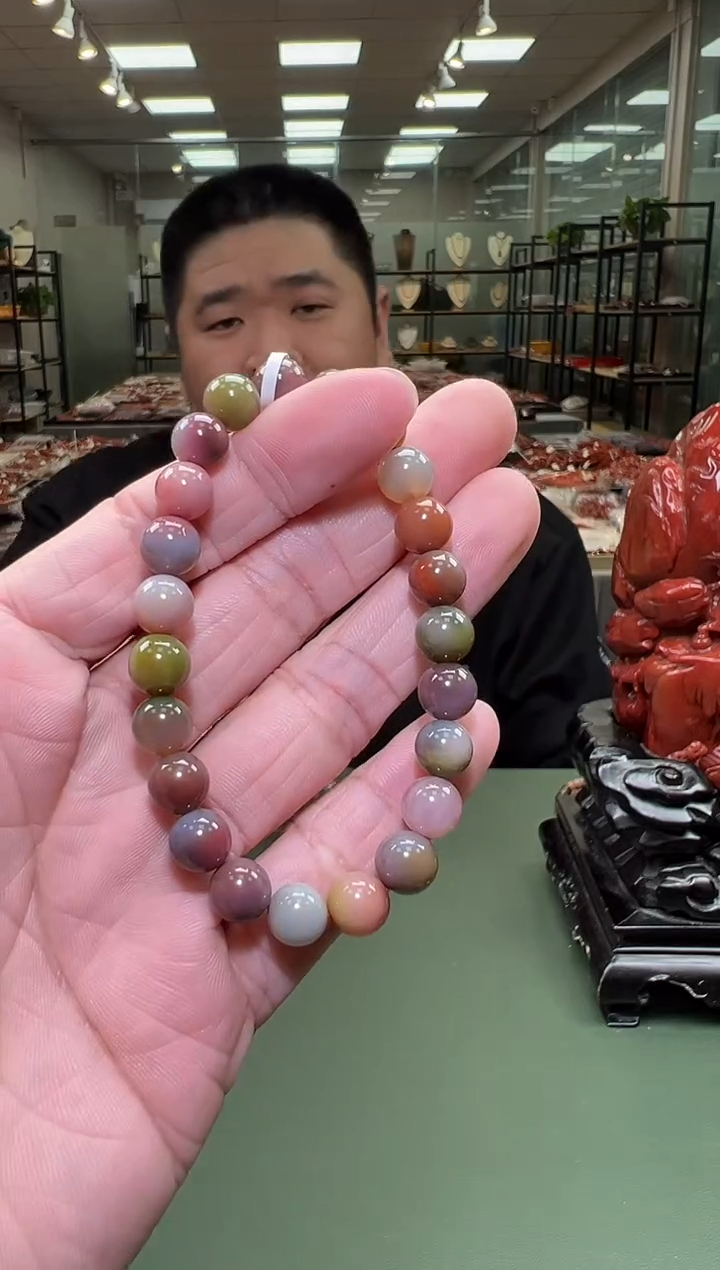 【闪购商品】玛瑙手链未镶嵌一条约8mm 多样性发货