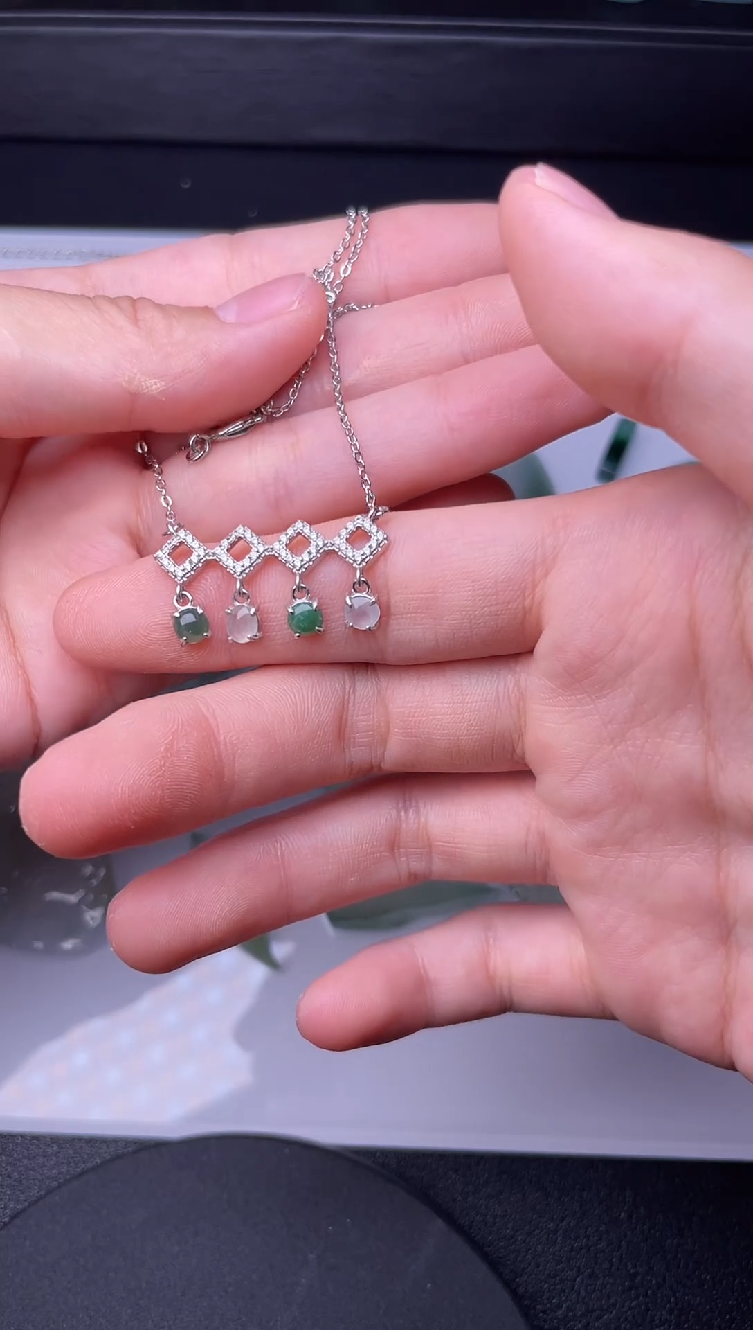 吊坠(赠链)合金翡翠天然缅甸A货翡翠