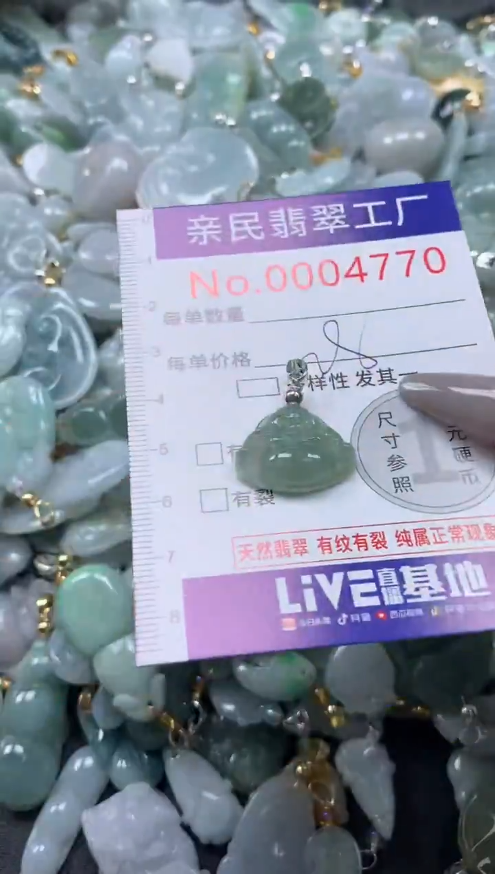 颈饰未镶嵌翡翠4770