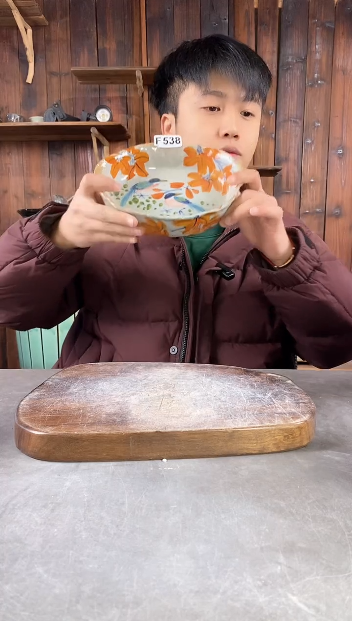 【闪购商品】碗538，手工手绘，新年快乐！