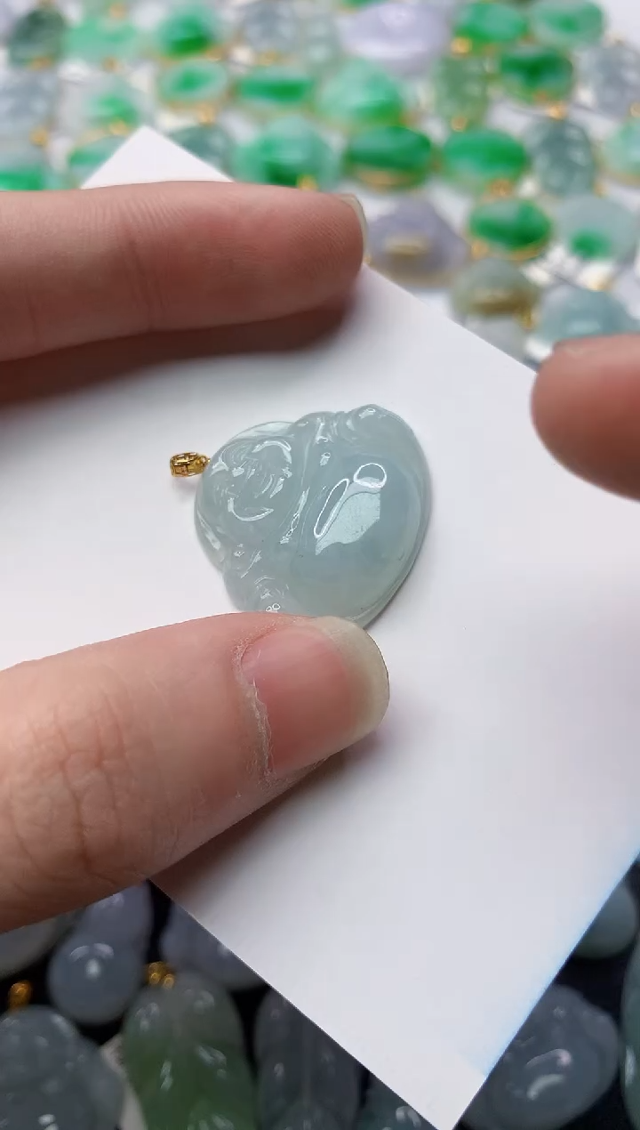 【闪购商品】翡翠颈饰18K金镶嵌20..........