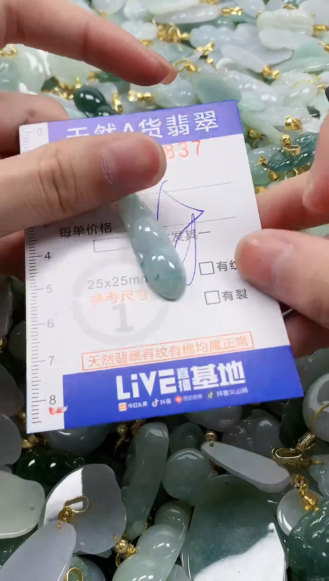 颈饰未镶嵌翡翠纯天然a货翡翠