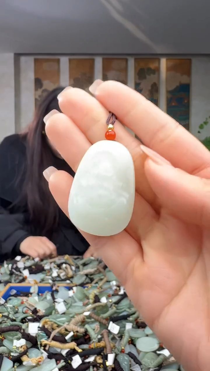 颈饰未镶嵌和田玉拍一发一多样性发货