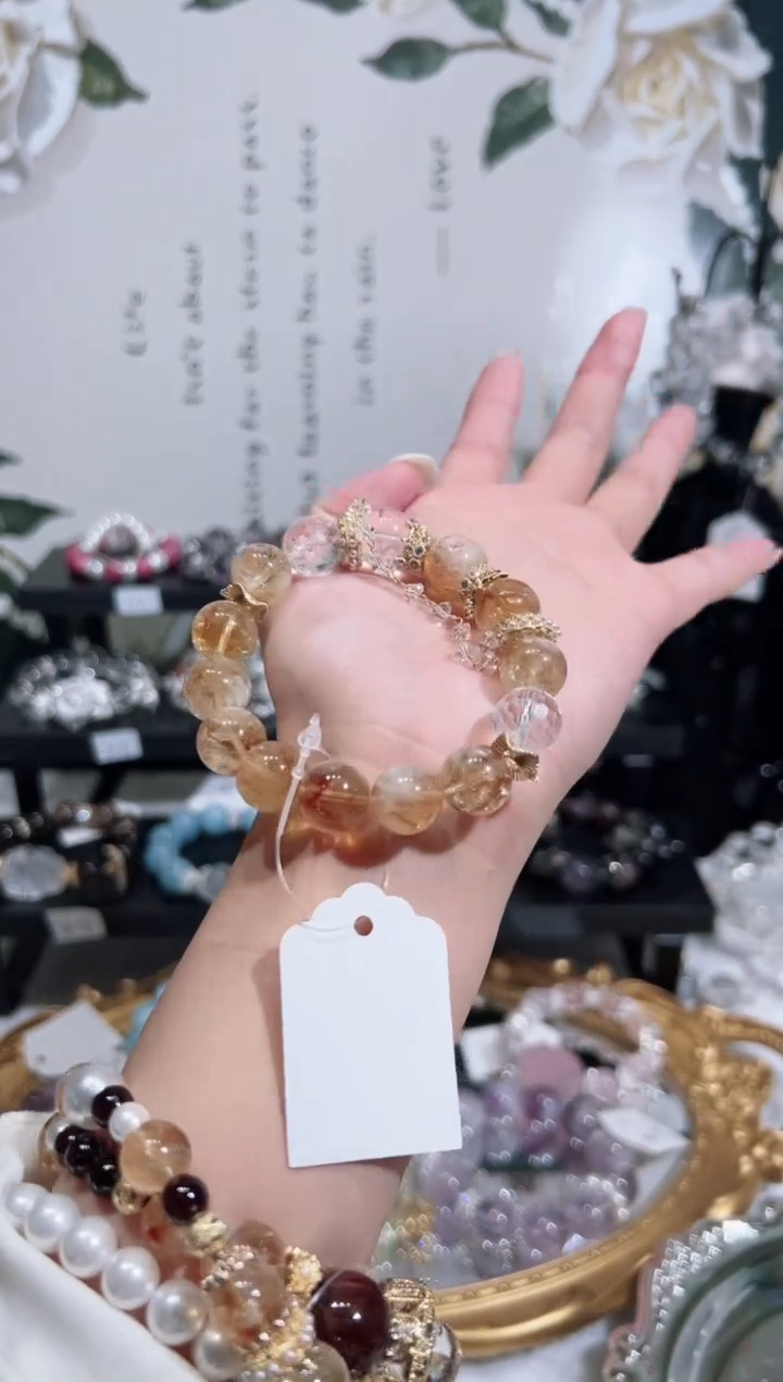 【闪购商品】水晶手链未镶嵌天然水晶默认微瑕 多样性发货发其一
