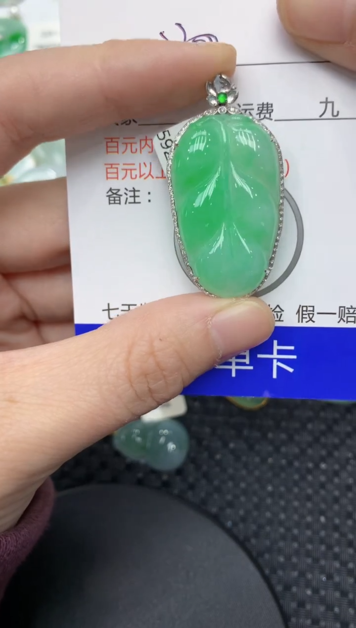 【闪购商品】翡翠颈饰18K金镶嵌111111111111