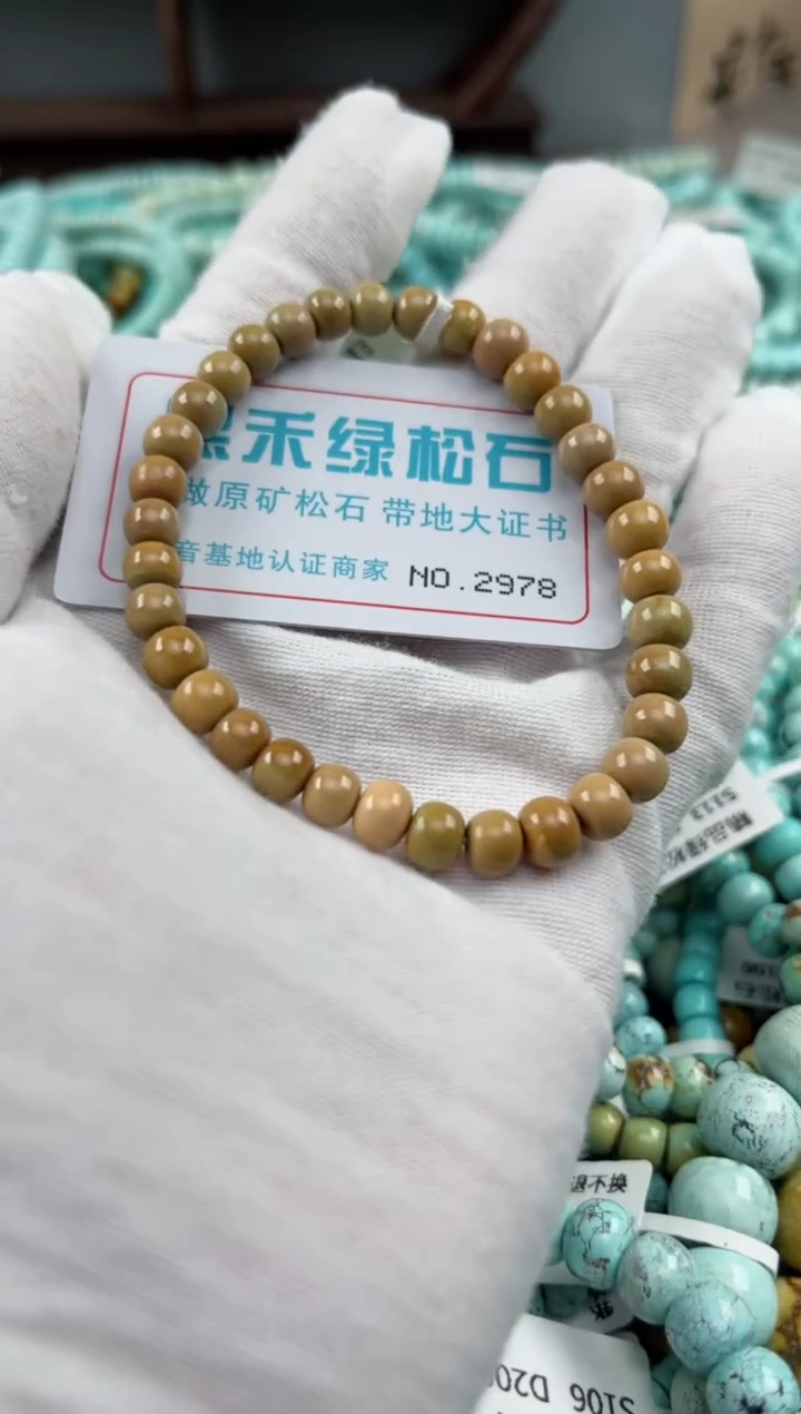 未镶嵌绿松石松石2978