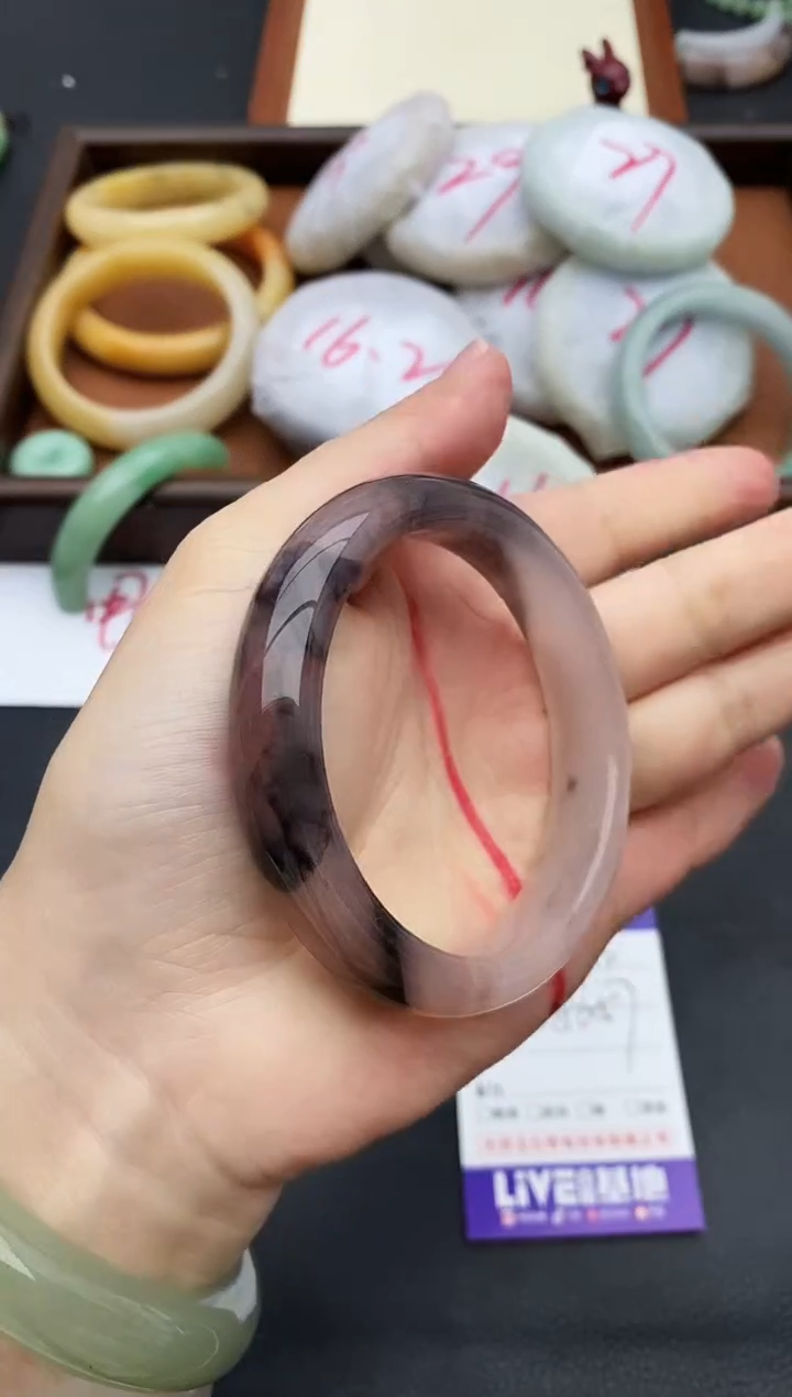 未镶嵌手镯石英质玉112+56/57