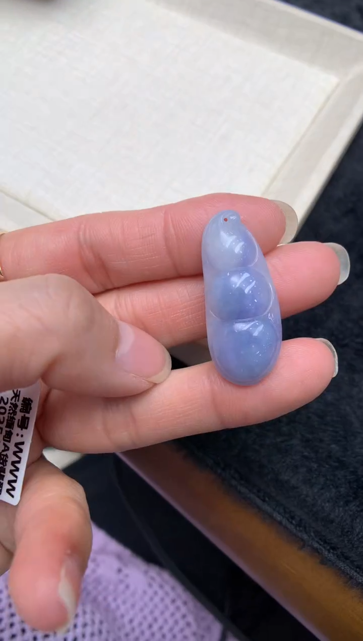 【闪购商品】翡翠颈饰未镶嵌福豆