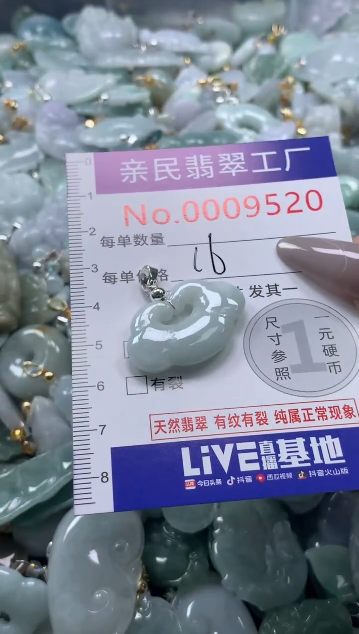 颈饰未镶嵌翡翠9520