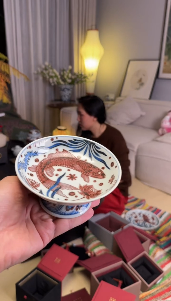 【闪购商品】鱼藻高足景德镇福利景德镇