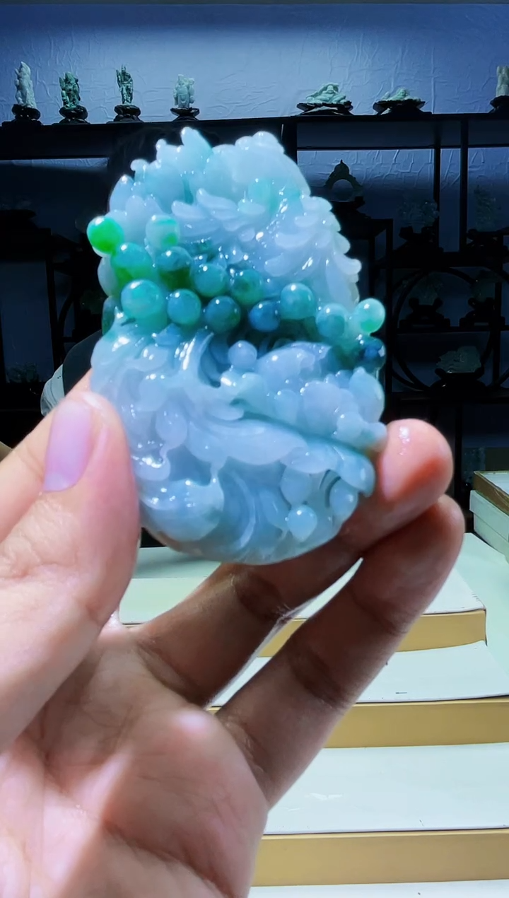 【闪购商品】定制翡翠未镶嵌毛货02250034